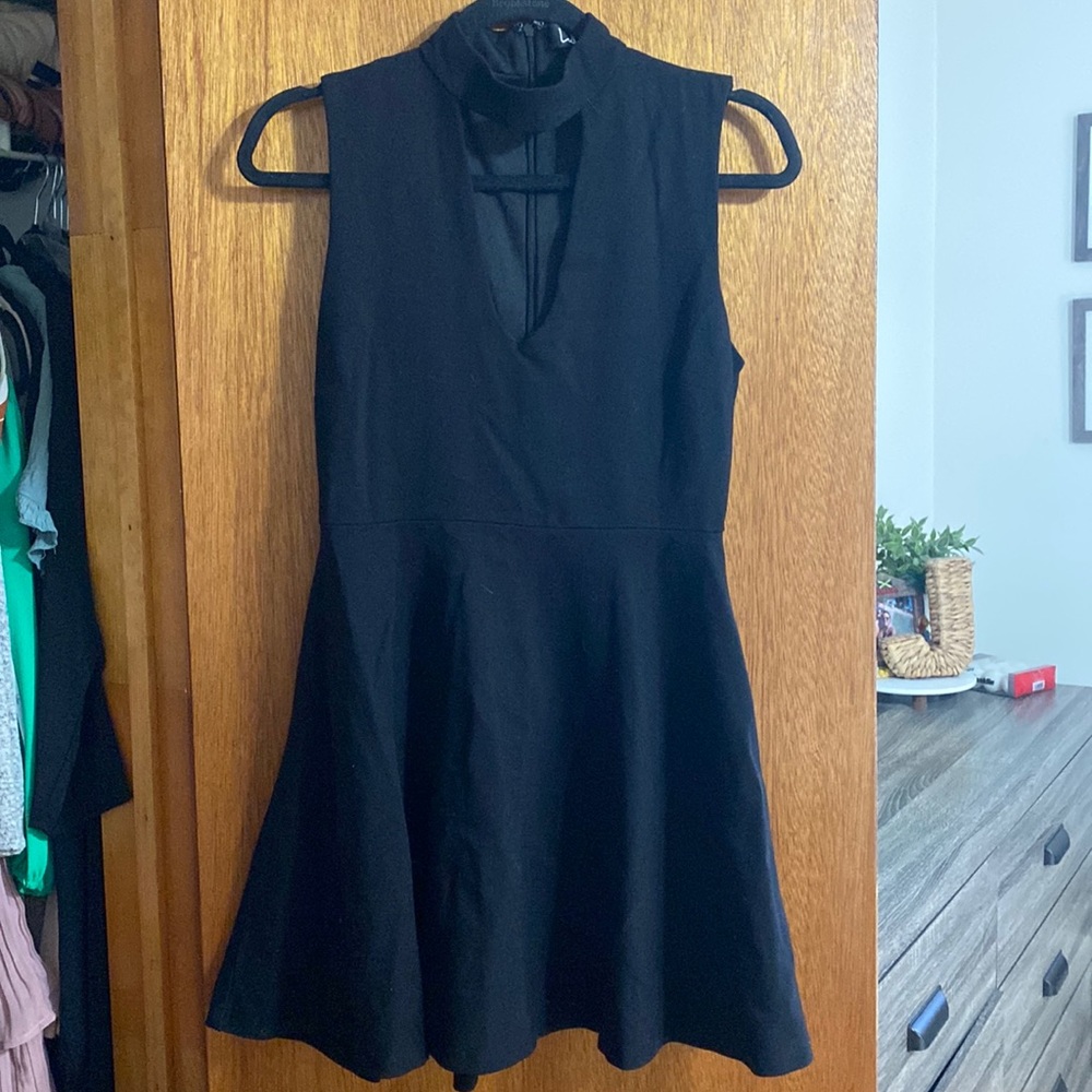 Black Keyhole Dress